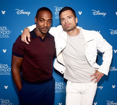 Anthony Mackie and Sebastian Stan Bromance