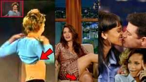 celebrities flirting with tv show hosts