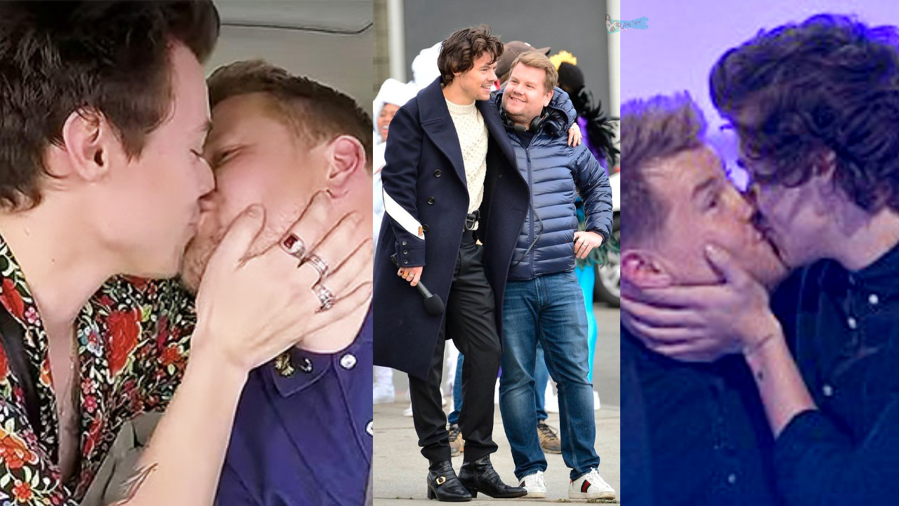 Harry Styles and James Corden Funny moments