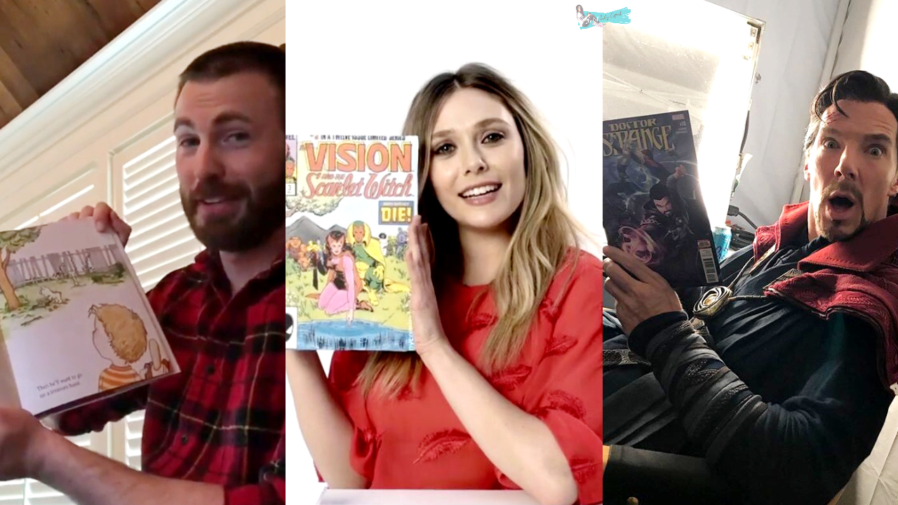 marvel cast reading stories for kids