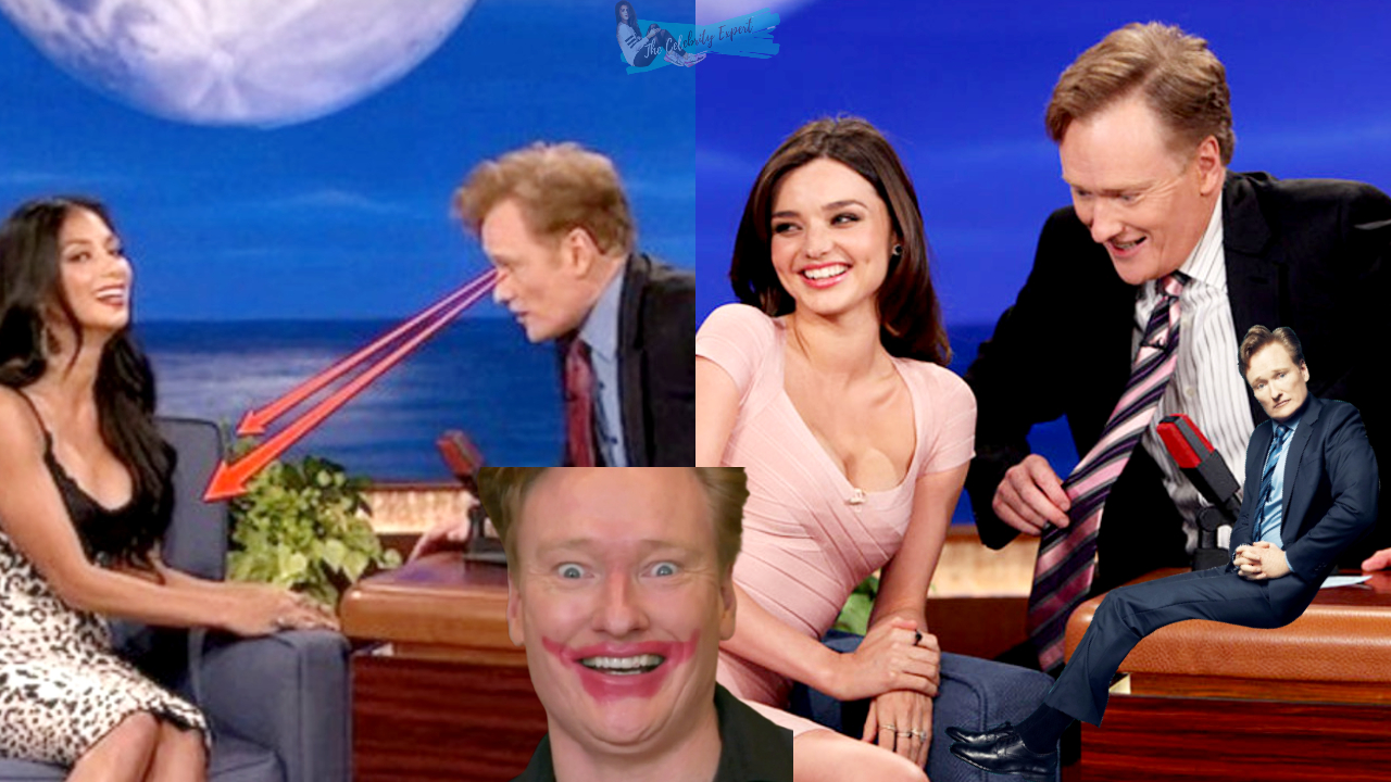Conan O'Brien flirting with female celebrities