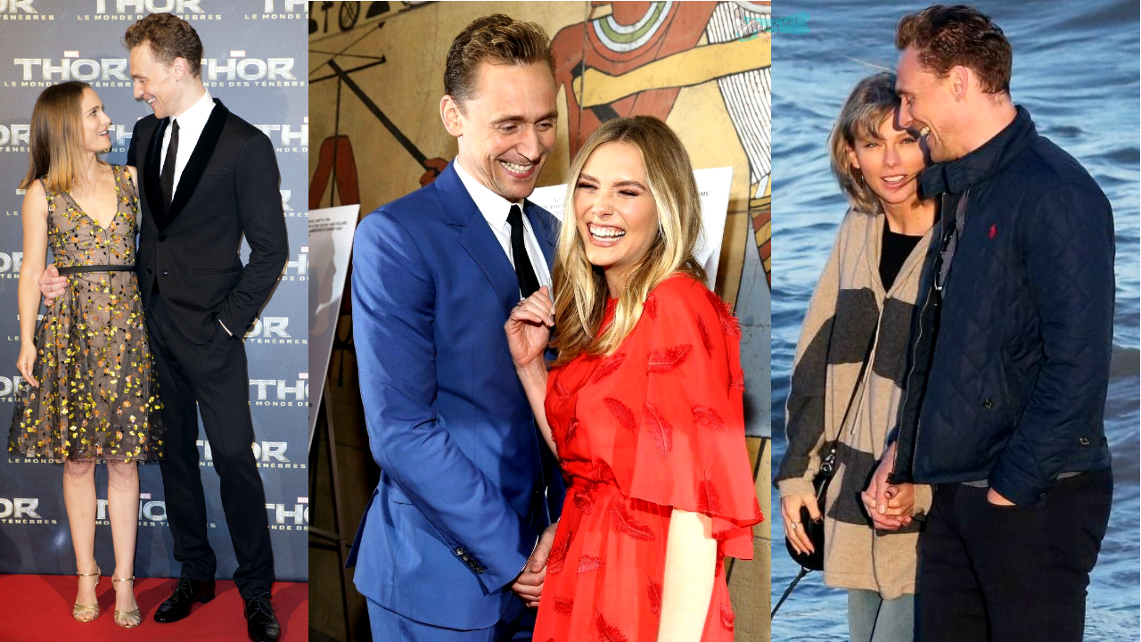 female celebrities being thirsted over by Tom Hiddleston