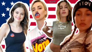celebrities voting 2020