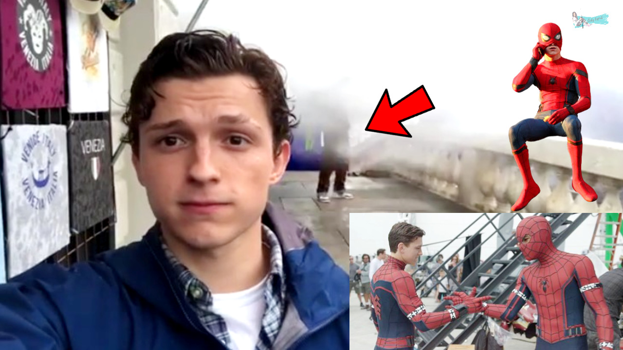 Tom Holland In Marvel Sets