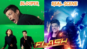 the flash bloopers