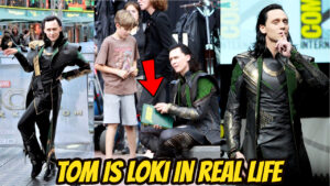 Tom Hiddleston acting like loki