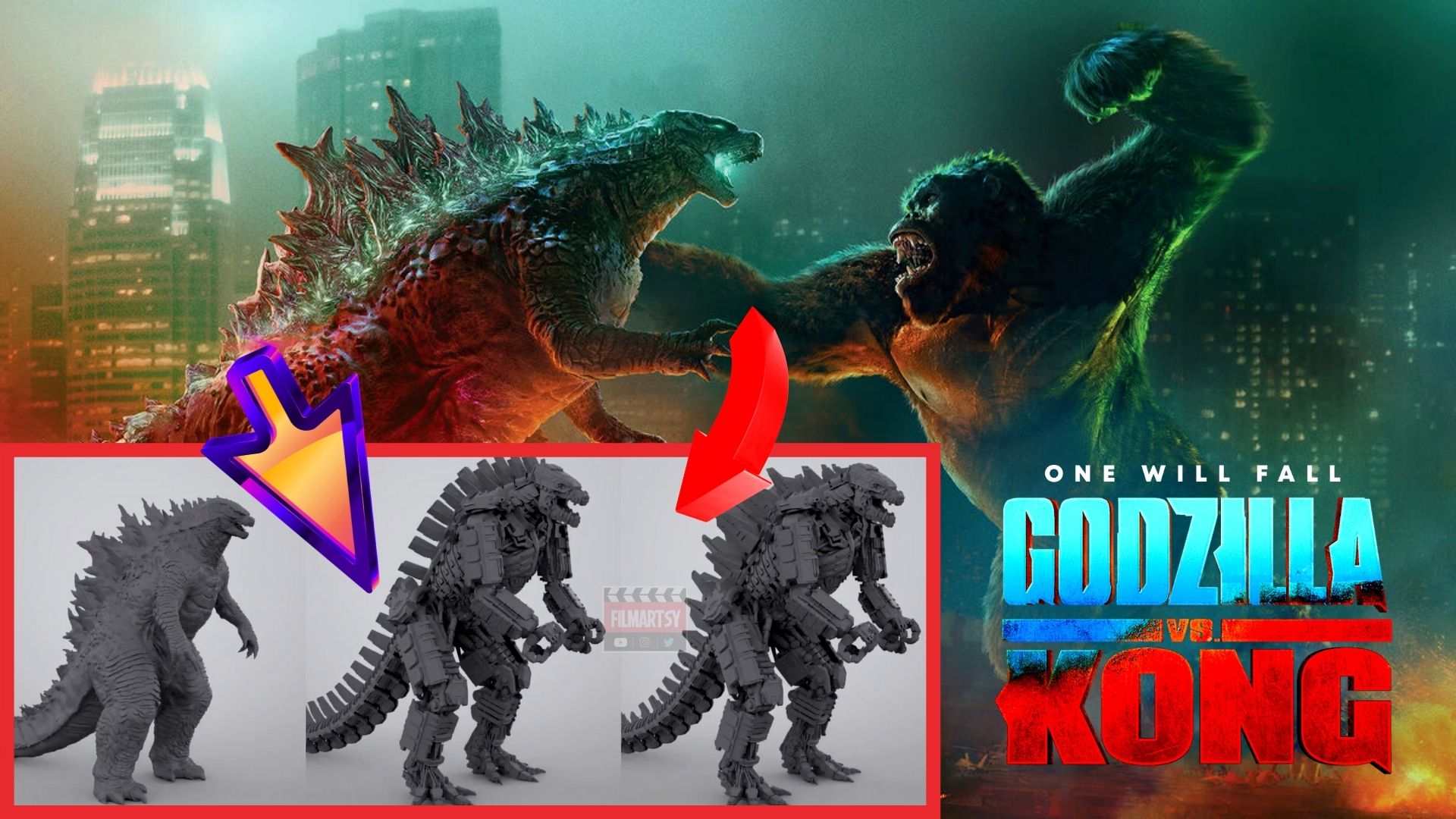 Godzilla vs kong bts