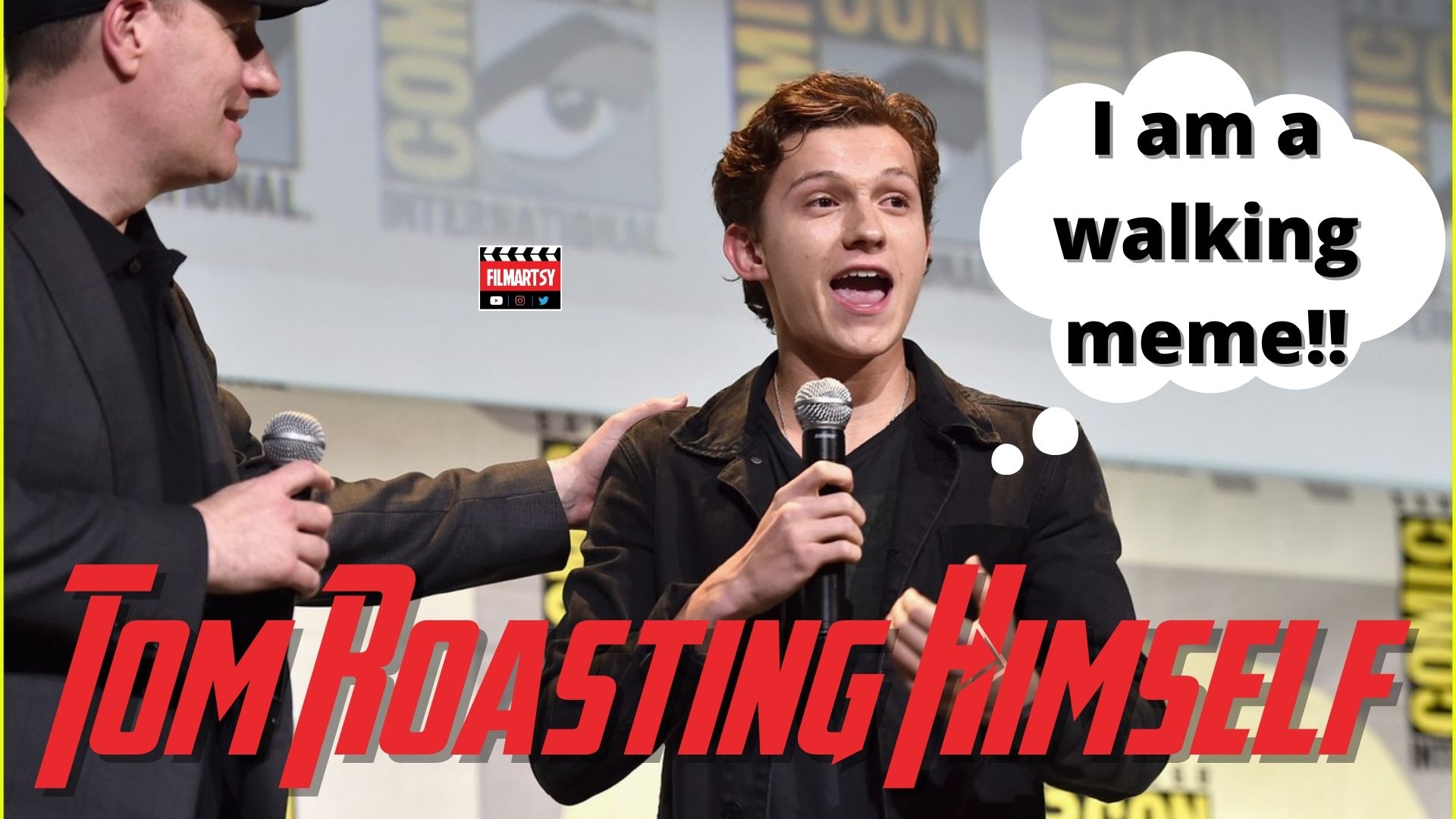 Tom Holland Roasting Himself