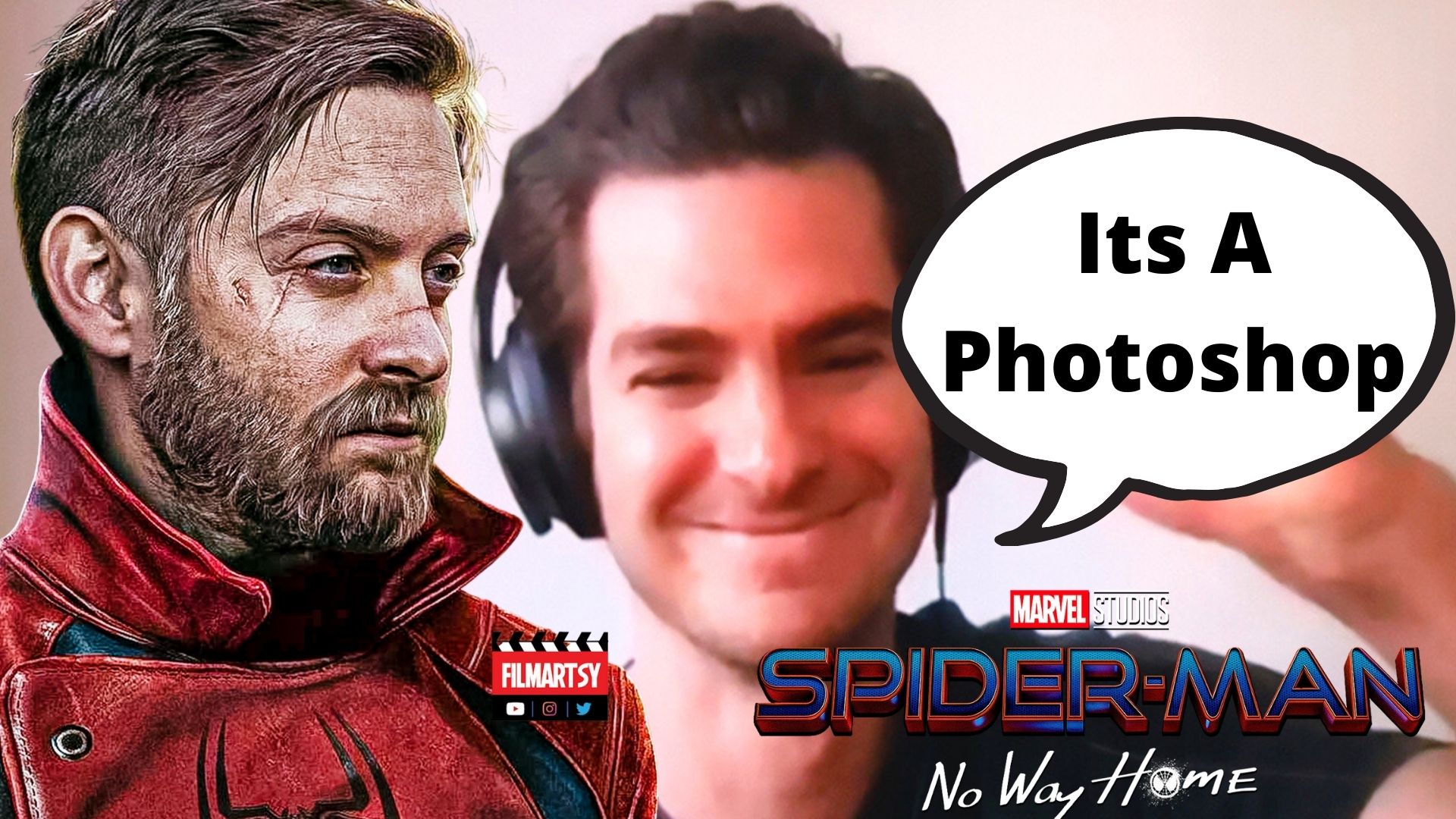 Andrew Garfield says Tobey Maguire Image Was Fake