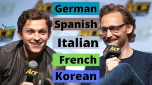 Tom Holland And Tom Hiddleston Speaking Different Languages