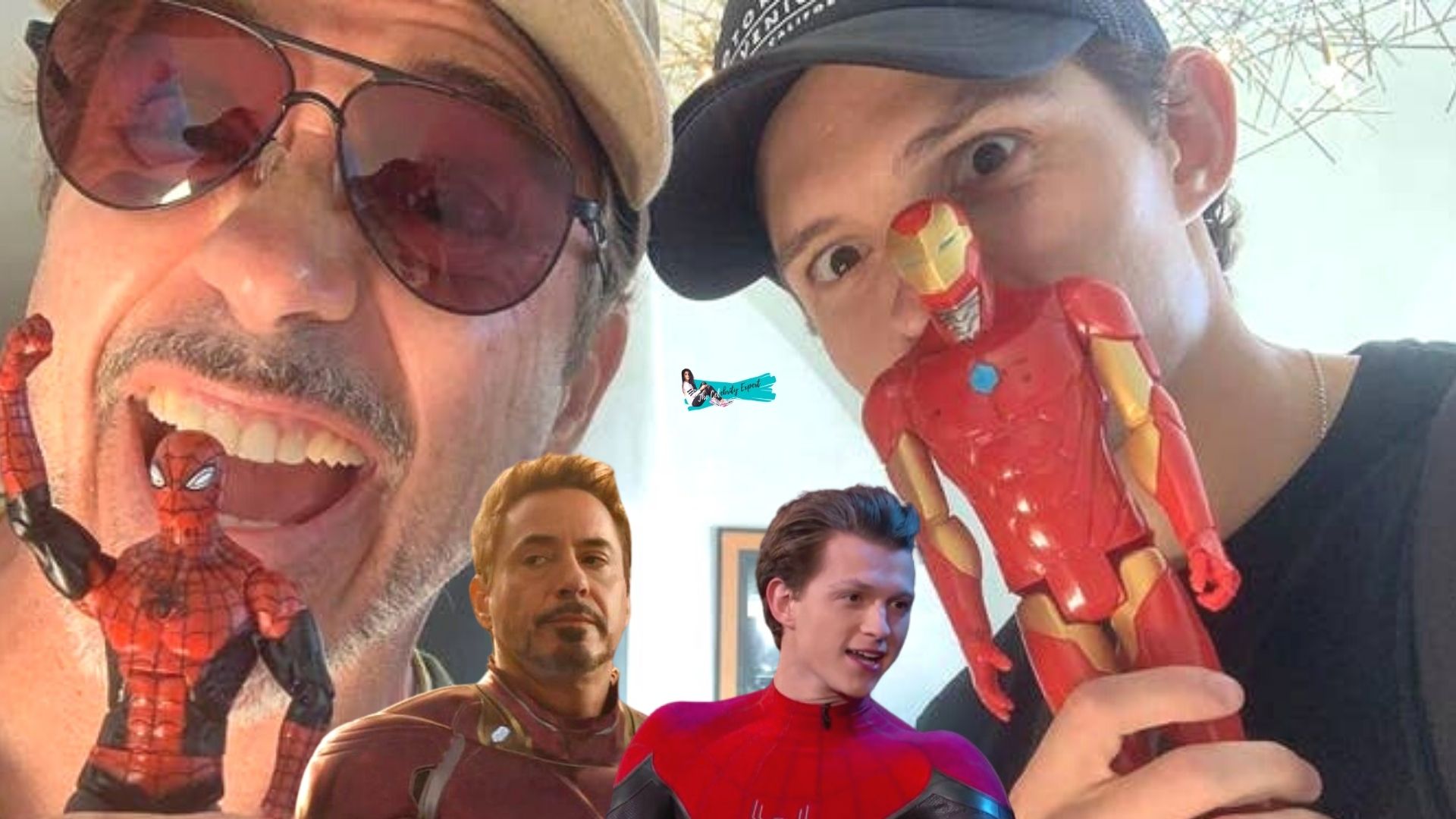 Tom Holland and Robert Downey Jr