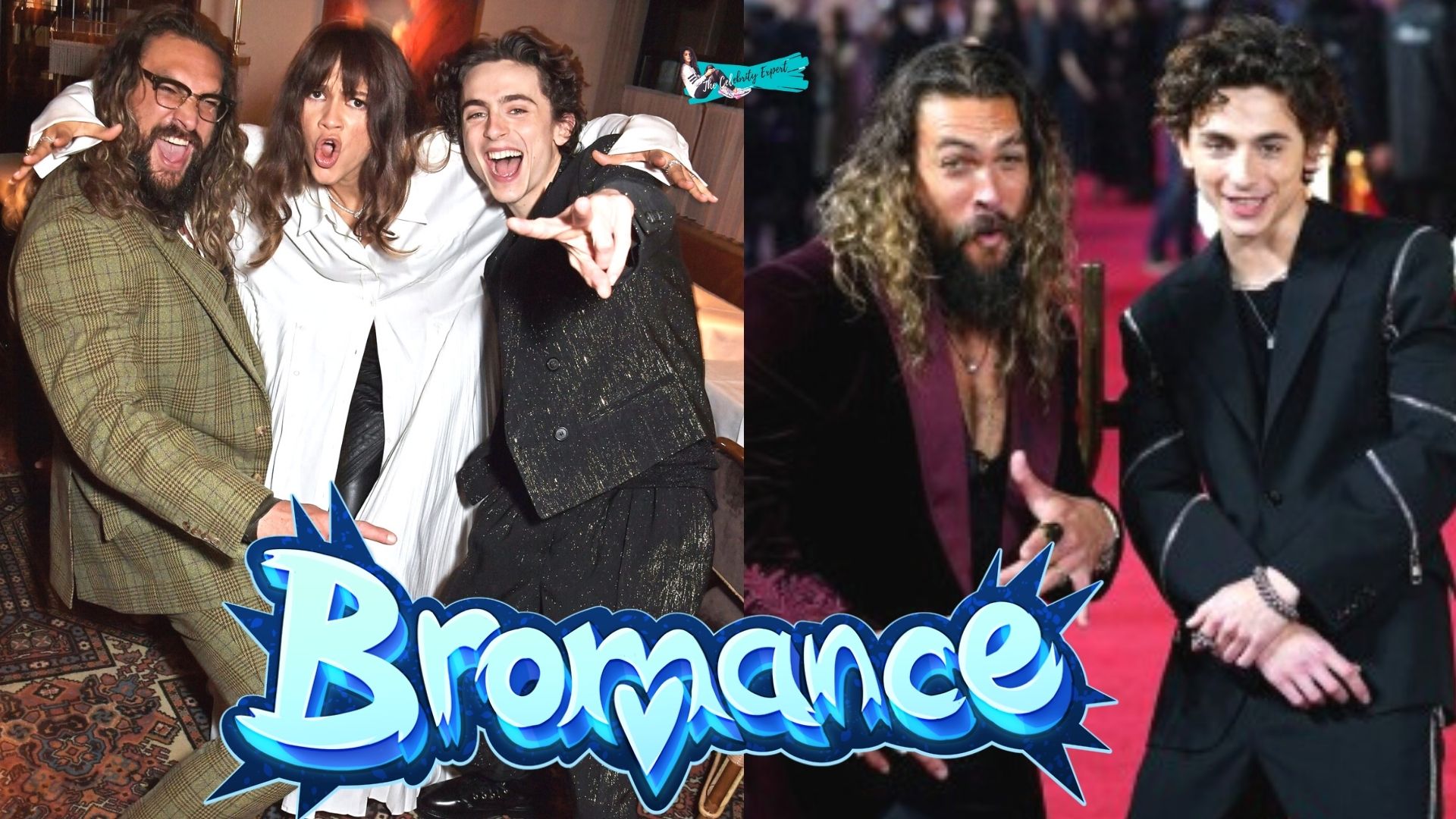 Jason Momoa and Timothee Chalamet bromance