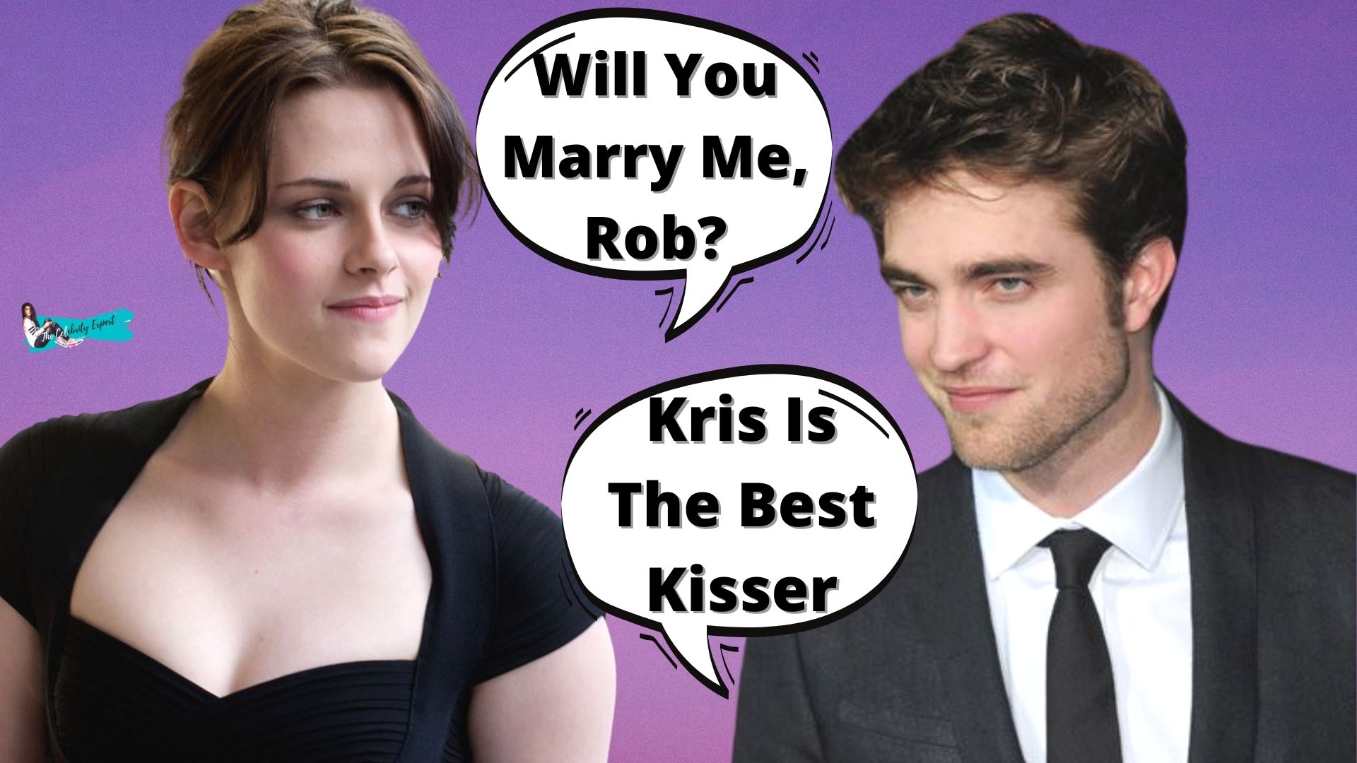 Robert Pattinson and Kristen Stewart