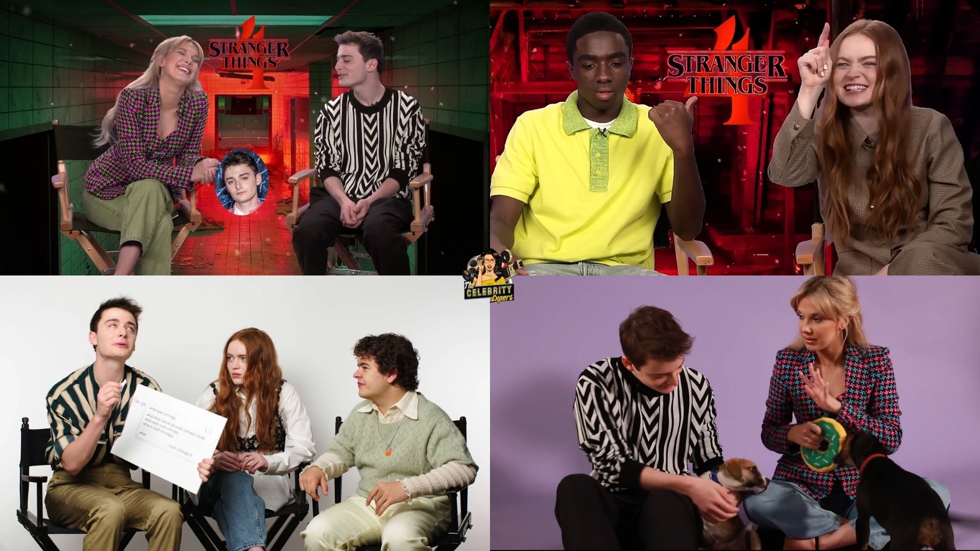 Stranger Things 4 Cast Playing Funny Games