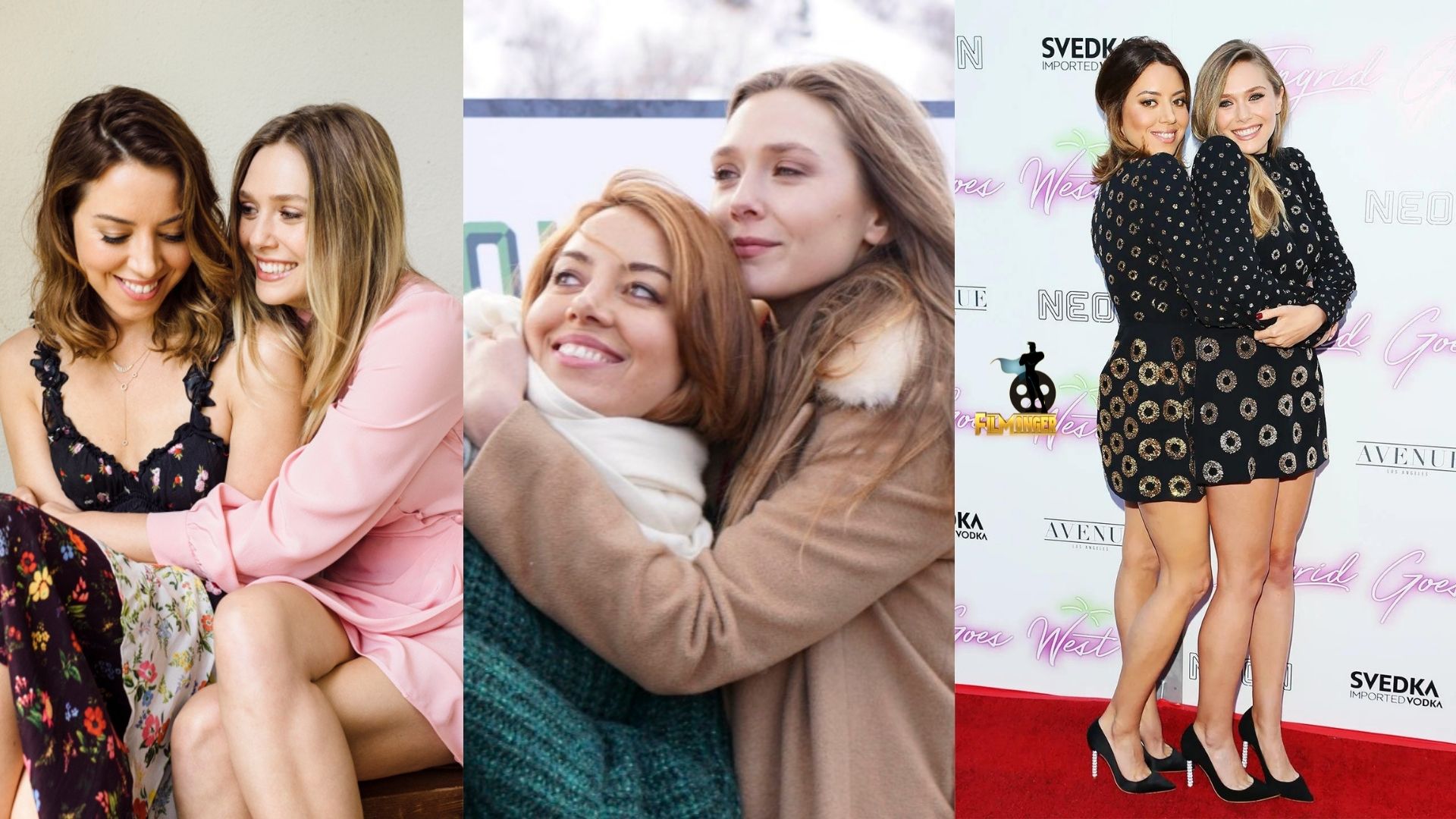Elizabeth Olsen And Aubrey Plaza
