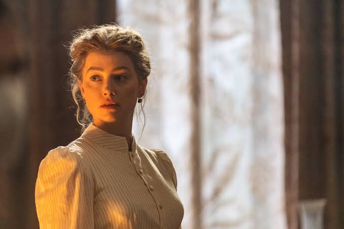 Amber Heard in her new movie 'In the Fire'
