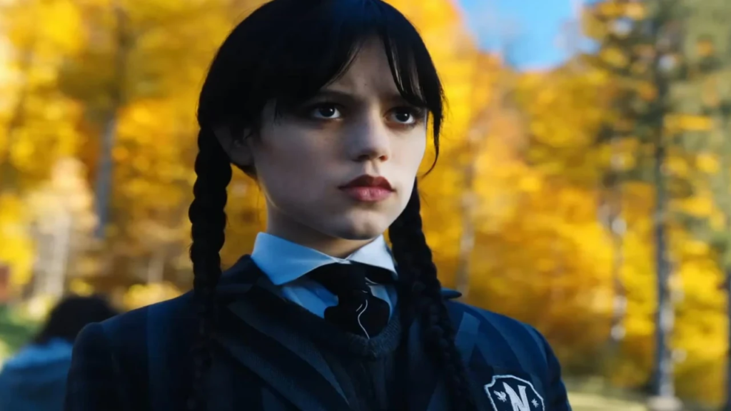 Jenna Ortega as Wednesday in Netflix series "Wednesday"