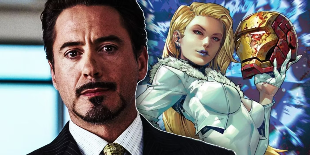 Tony Stark and Emma Frost