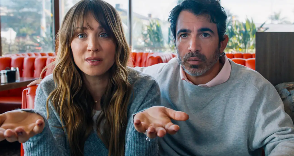 Kaley Cuoco and Chris Messina in Based on a True Story