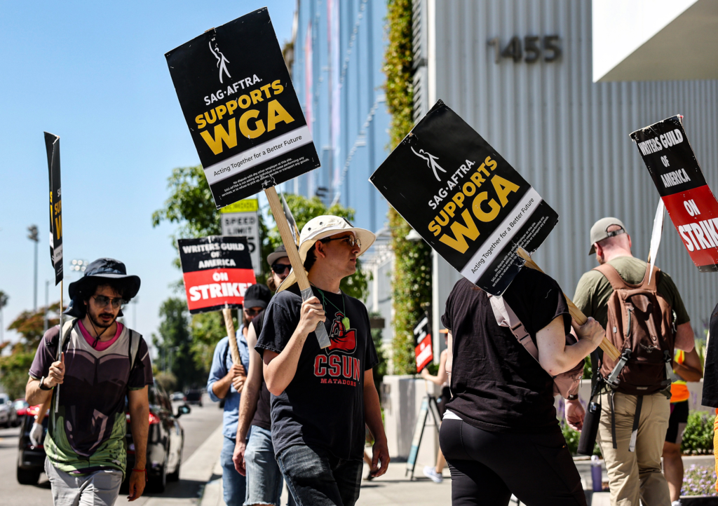 Wil Wheaton and Gates McFadden, known for their roles as Wesley and Beverly Crusher in Star Trek recently reunited to participate in the picket lines alongside SAG-AFTRA.