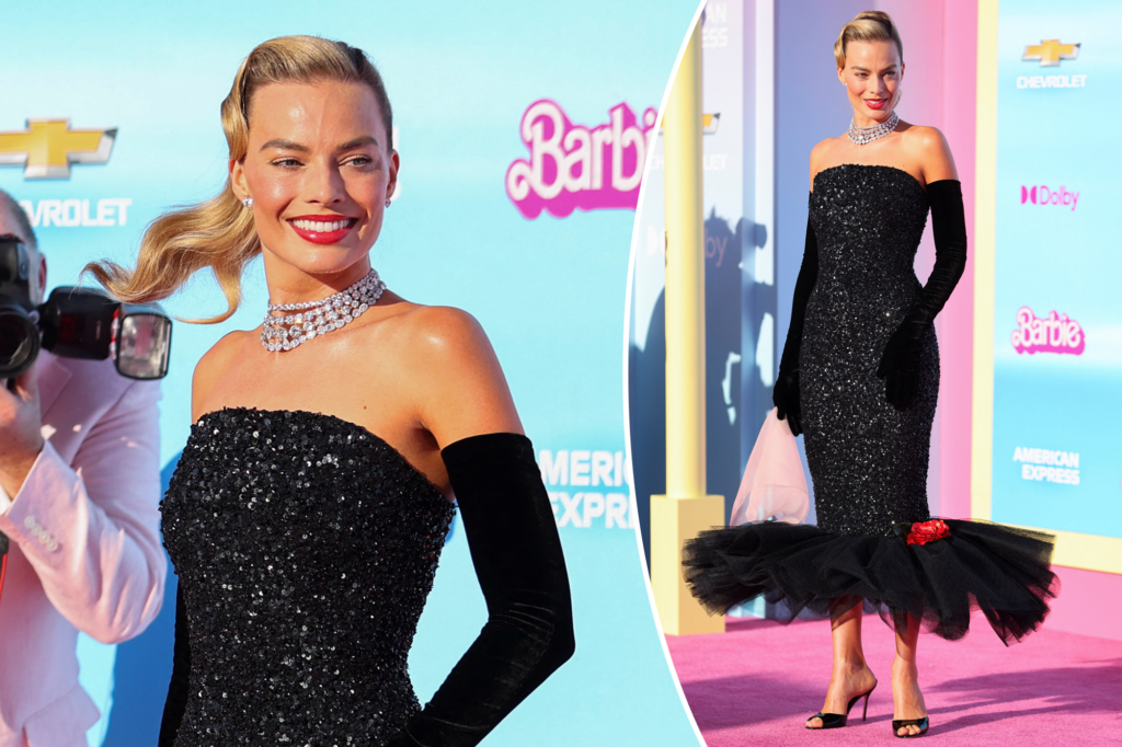 Margot Robbie at Barbie Premiere in LA