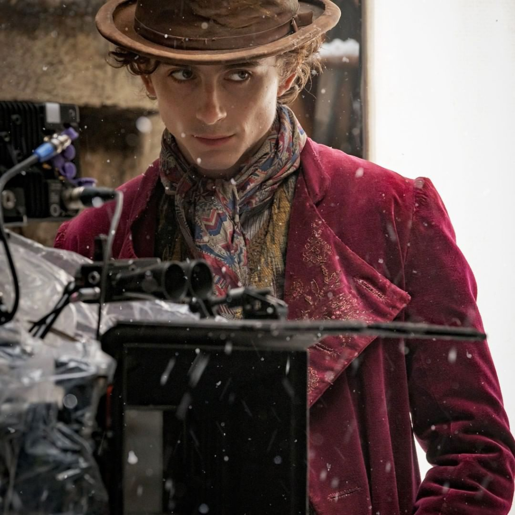 Timothée Chalamet as Wonka