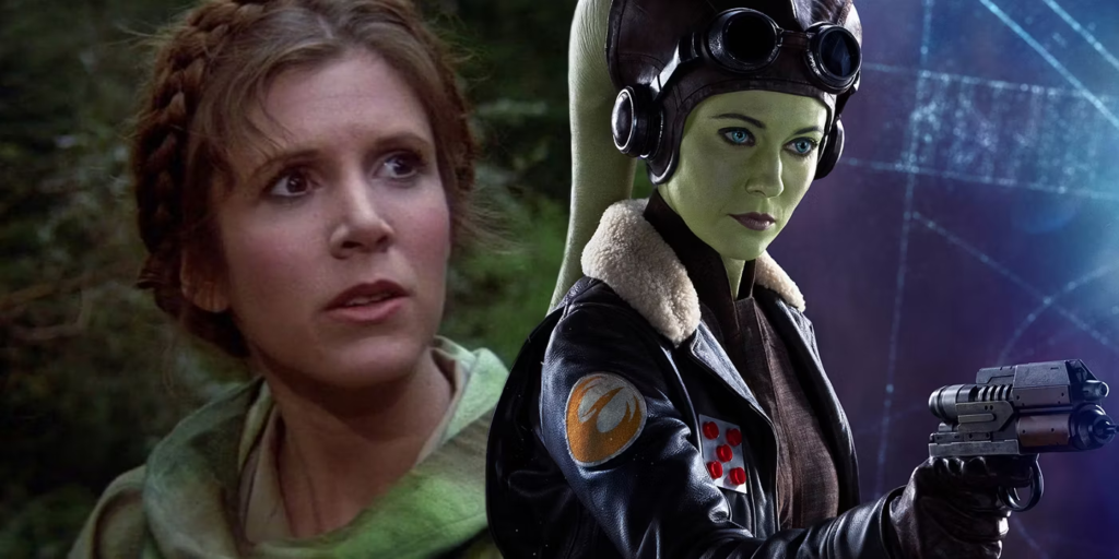 Carrie Fisher as Leia Organa has a role to play in Ahsoka