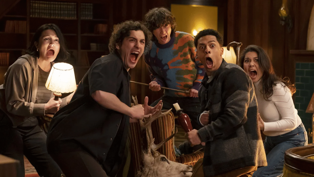'Goosebumps' David cast scared. Astorga/Disney