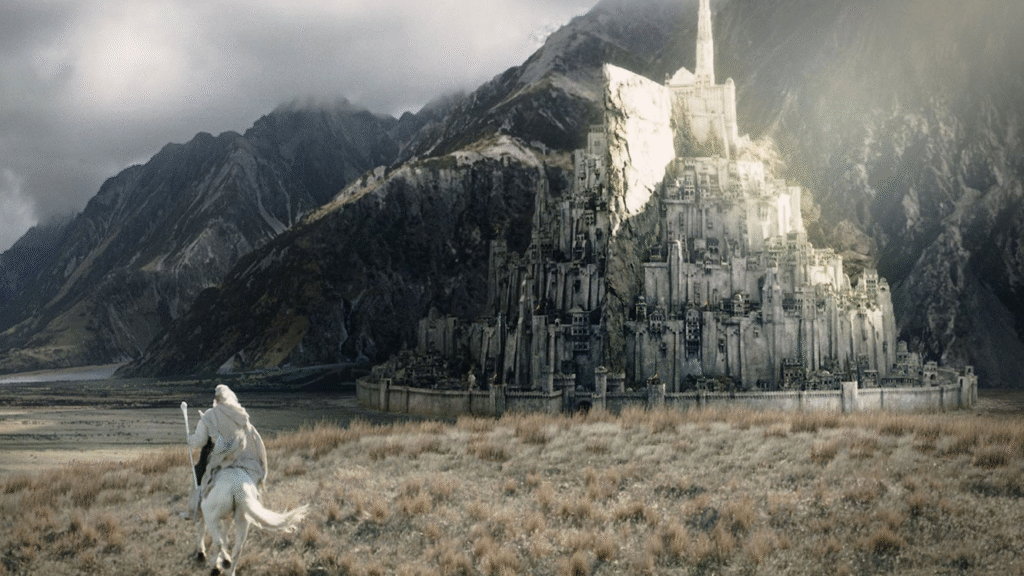 Gandalf travels to Minis Tirith