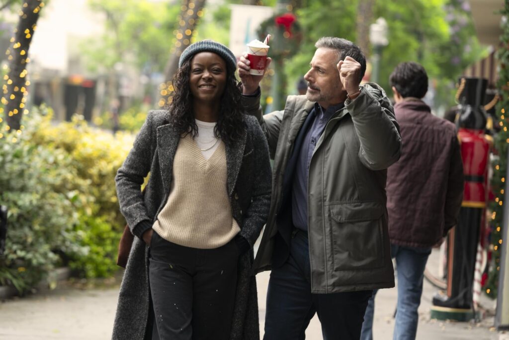 Steve Carell and Danielle Deadwyler in Rooster (2026)