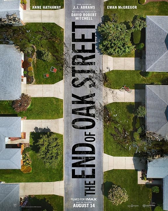 Ewan McGregor, Anne Hathaway, Maisy Stella, and Christian Convery in The End of Oak Street (2026)