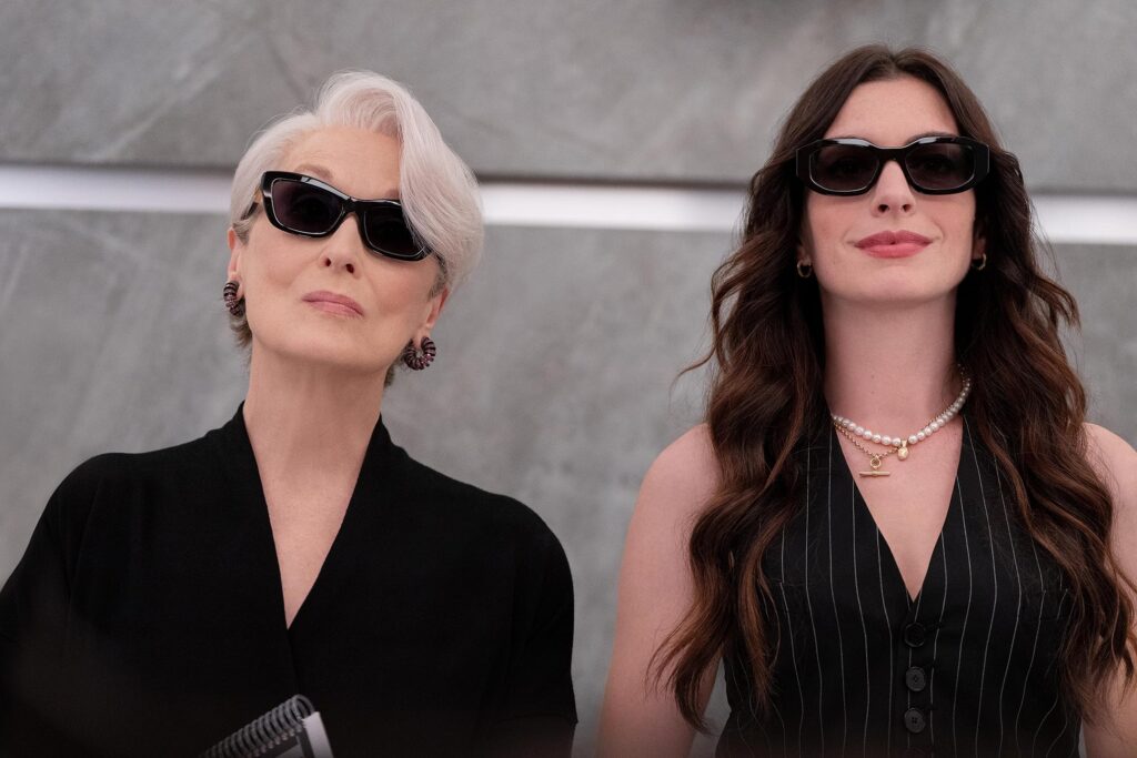 Meryl Streep and Anne Hathaway in The Devil Wears Prada 2 (2026)