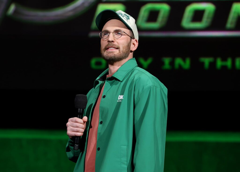 Chris Evans at an event for Avengers: Doomsday (2026)