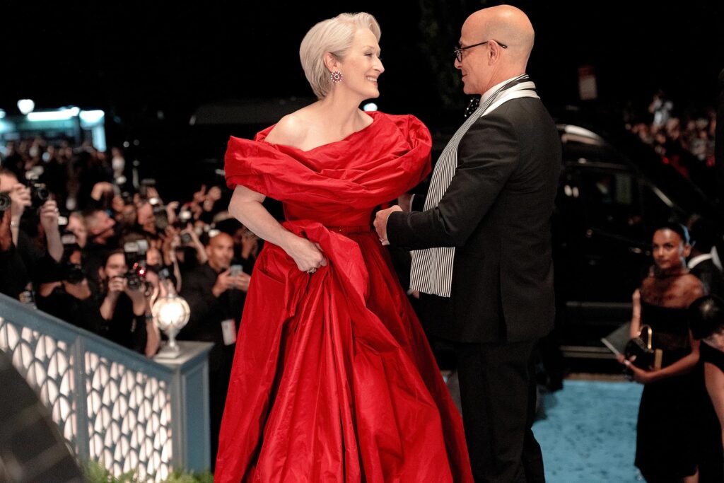 Meryl Streep and Stanley Tucci in The Devil Wears Prada 2 (2026)