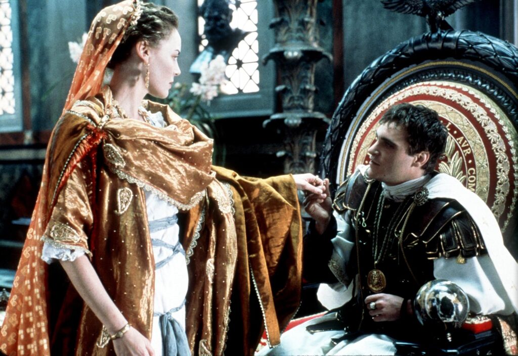 Connie Nielsen and Joaquin Phoenix in Gladiator (2000)