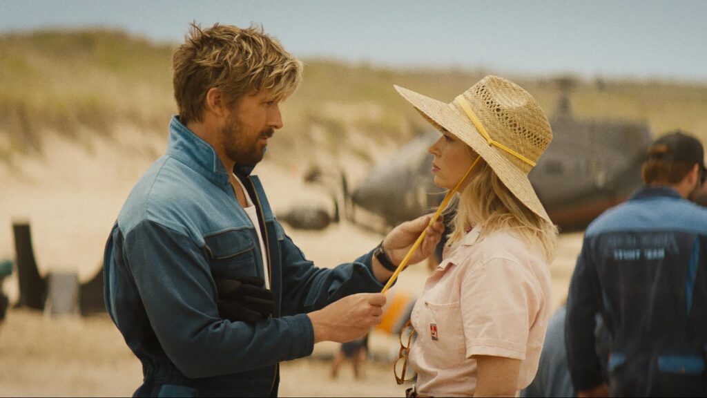 Ryan Gosling and Emily Blunt in The Fall Guy (2024)