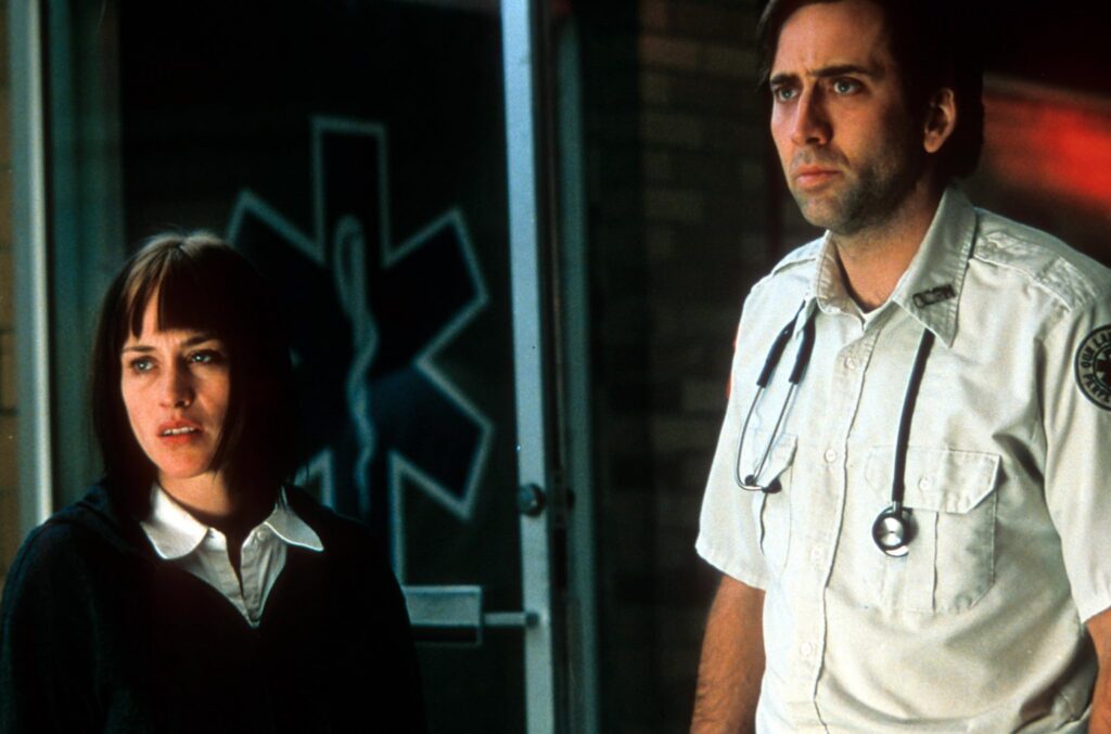 Patricia Arquette and Nicolas Cage in Bringing Out the Dead (1999)