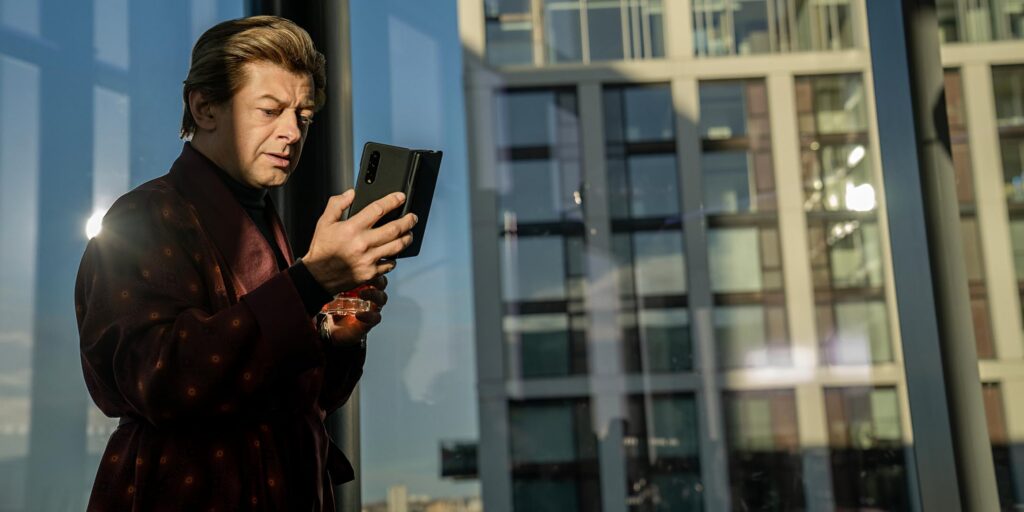 Andy Serkis in Luther: The Fallen Sun (2023)