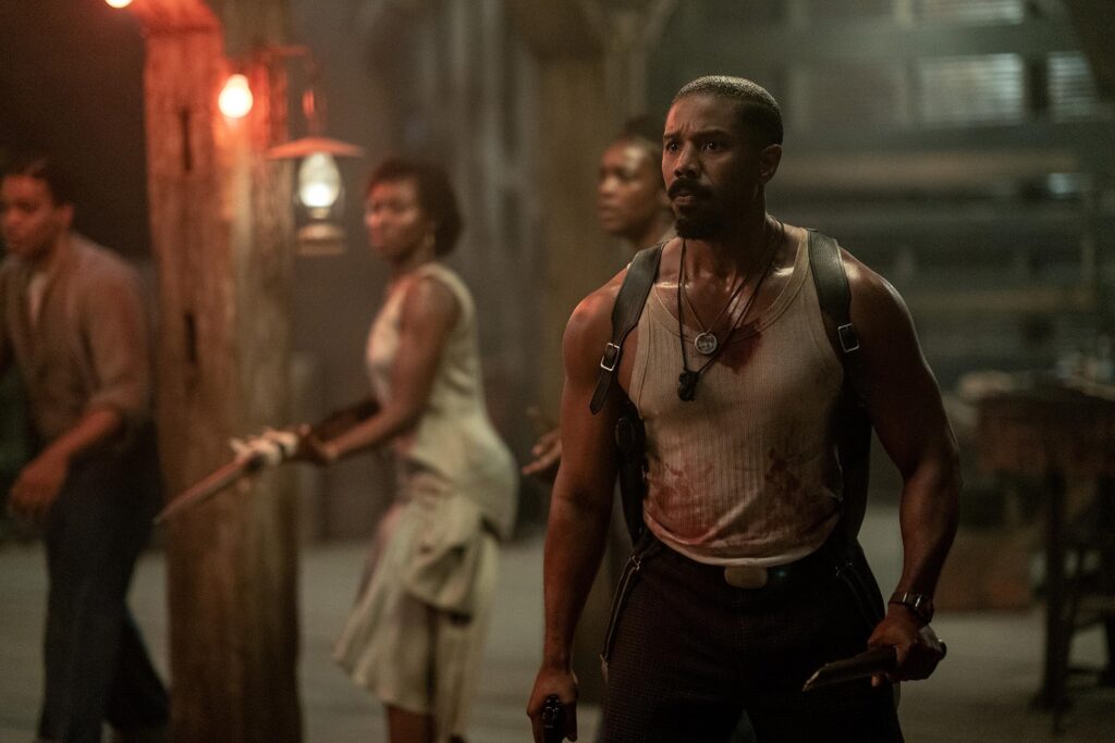 Michael B. Jordan, Miles Caton, Jayme Lawson, and Wunmi Mosaku in Sinners (2025)
