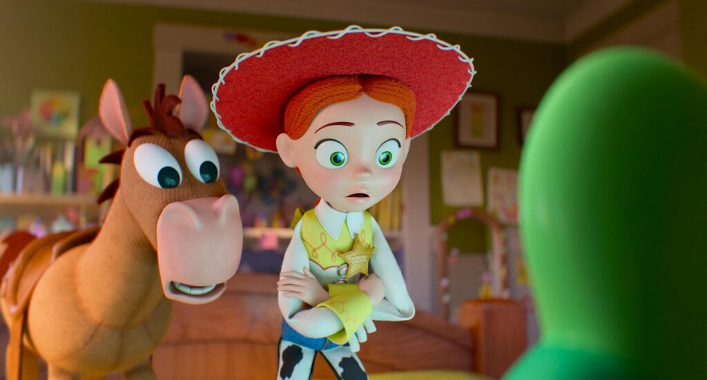 Joan Cusack and Greta Lee in Toy Story 5 (2026)