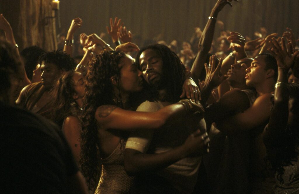 Nona Gaye and Harold Perrineau in The Matrix Reloaded (2003)