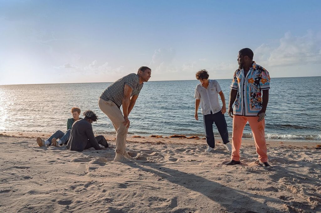 Kevin Hart, Marcello Hernández, Kam Patterson, Mason Gooding, and Ben Marshall in 72 Hours (2026)