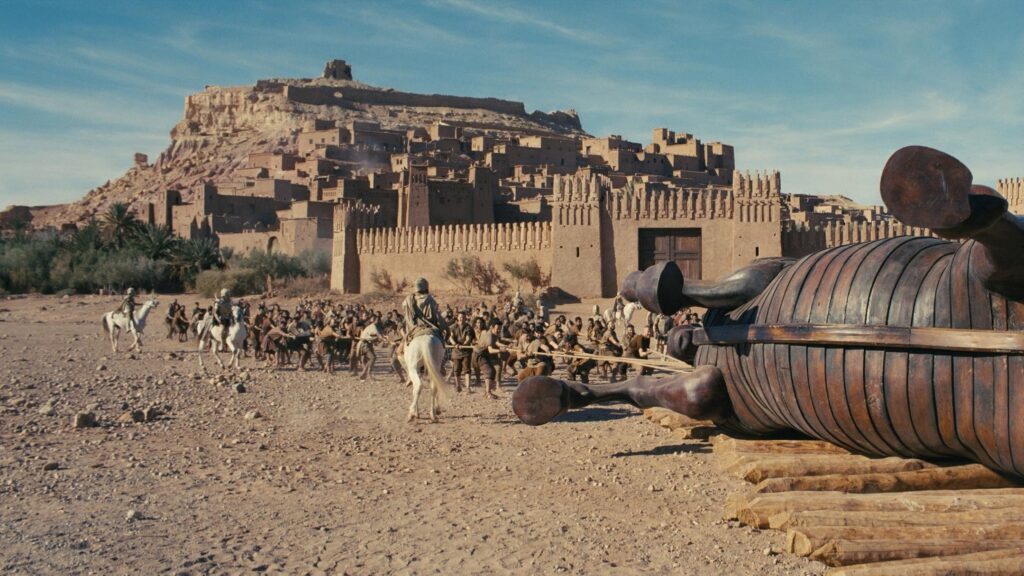 Matt Damon and Himesh Patel in The Odyssey (2026)