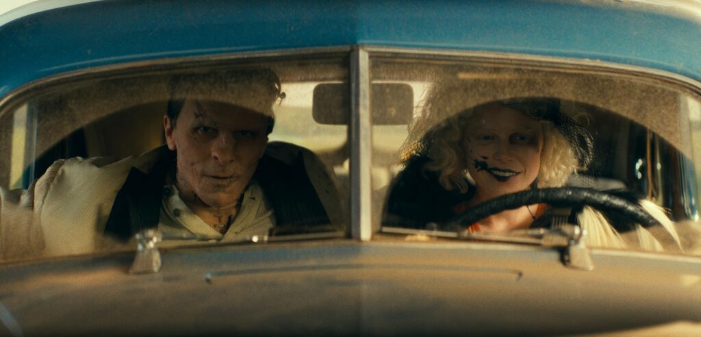 Christian Bale and Jessie Buckley in The Bride! (2026)