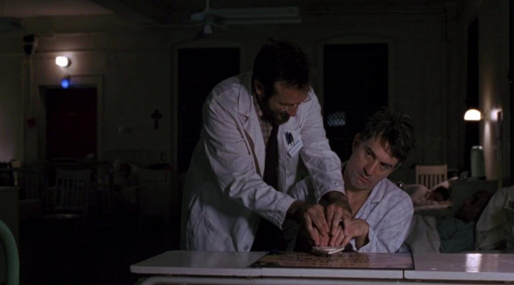 Robert De Niro and Robin Williams in Awakenings (1990)