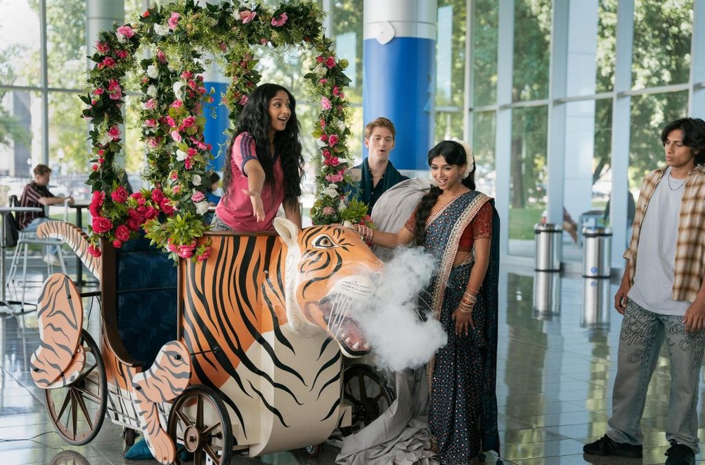Maitreyi Ramakrishnan, Tanishq Joshi, Nico Greetham, Emily Aragones, and Priyanka Kedia in Best of the Best (2026)