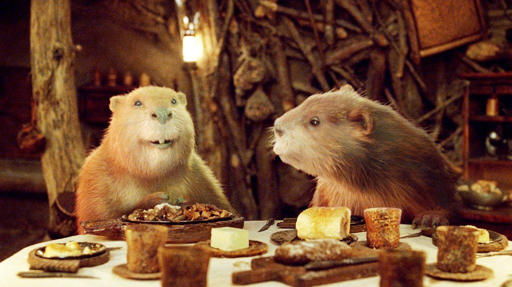 Dawn French and Ray Winstone in The Chronicles of Narnia: The Lion, the Witch and the Wardrobe (2005)