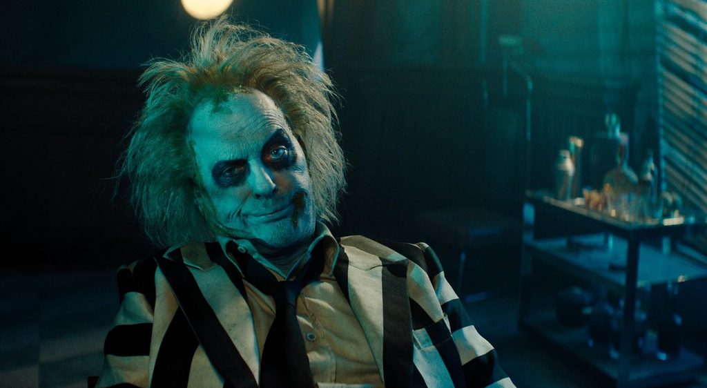 Michael Keaton in Beetlejuice Beetlejuice (2024)